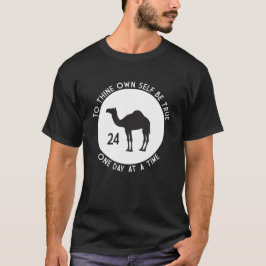 So Sie selbst wahr sein - das weiße und schwarze L T-Shirt