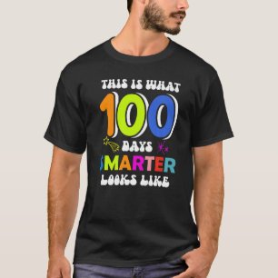 So sieht 100 Tage schlauer aus als 100 Magie T-Shirt