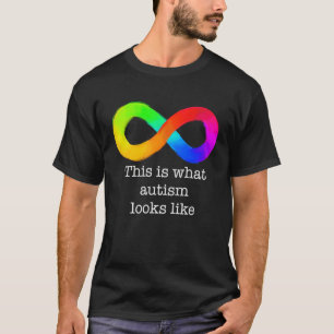 So sieht Autismus aus Autistische Kleidung T-Shirt