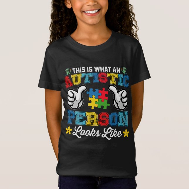 So sieht Autismus aus T-Shirt (Vorderseite)