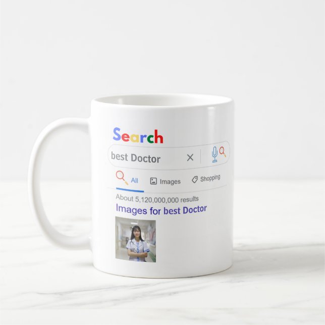 So sieht BEST DOCTOR aus wie FOTO Kaffeetasse (Links)