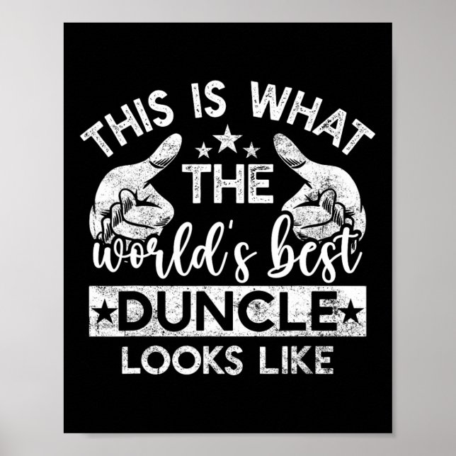 So sieht der beste Onkel aus Sketll Onkel Poster (Vorne)