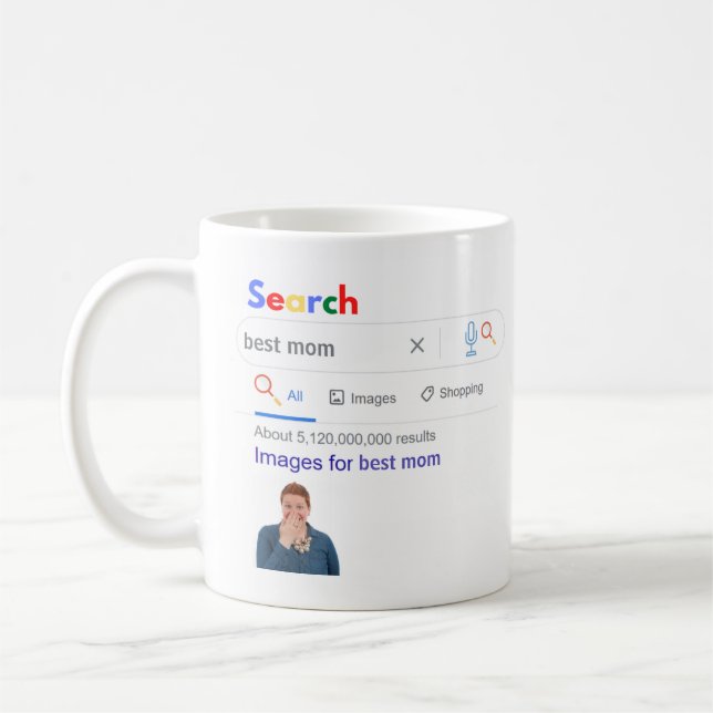 So sieht die beste MAMA der Welt aus wie FOTO Kaffeetasse (Links)