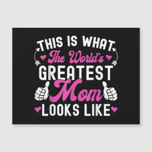 So sieht die größte Mama der Welt aus wie Mothe Magnetkarte