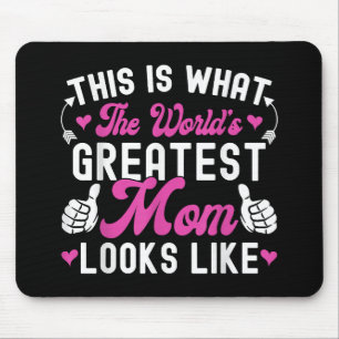 So sieht die weltbeste Mama aus Muttertag Mousepad