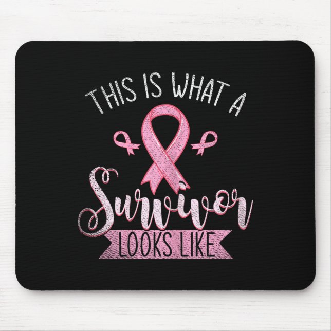 So sieht ein Brustkrebsüberlebender aus Mousepad (Vorne)