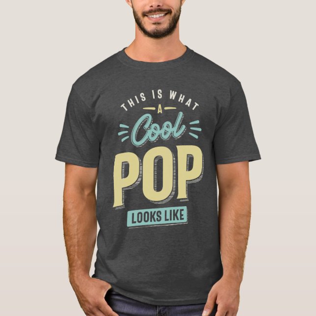 So sieht ein Cooler Pop aus T-Shirt (Vorderseite)