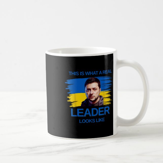 So sieht ein echter Führer aus Unterstützen Sie Se Kaffeetasse (Rechts)