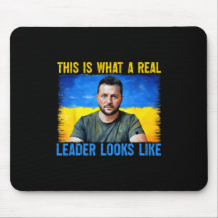 So sieht ein echter Führer aus Wolodymyr Se Mousepad