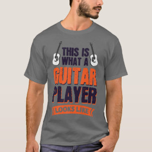 So sieht ein Gitarrenspieler aus wie Premium T-Shirt