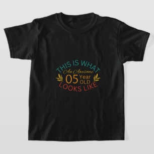So sieht ein großartiger 5-Jähriger aus T-Shirt