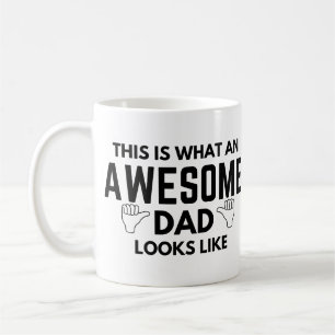 So sieht ein großartiger Vater aus Kaffeetasse