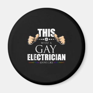 So sieht ein homosexueller Elektriker aus wie LGBT Magnet