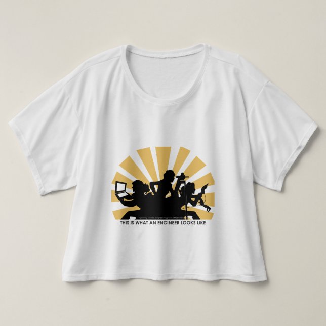 So sieht ein Ingenieur wie Tee aus (Design vorne)