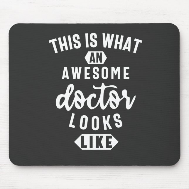 So sieht ein Phantastischer Arzt aus Mousepad (Vorne)
