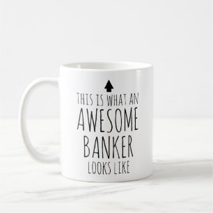 So sieht ein Phantastischer Banker aus Kaffeetasse