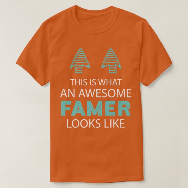 SO SIEHT EIN PHANTASTISCHER BAUER AUS T-Shirt (Design vorne)