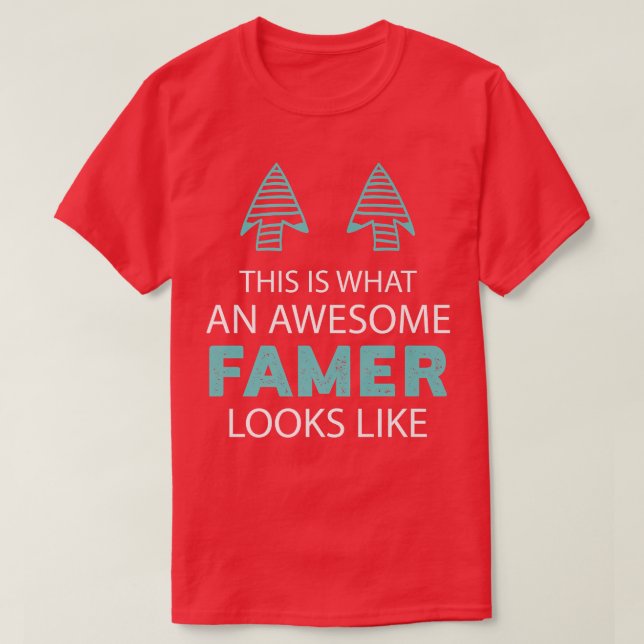 SO SIEHT EIN PHANTASTISCHER BAUER AUS T-Shirt (Design vorne)