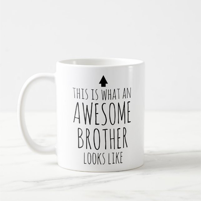 So sieht ein Phantastischer Bruder aus Kaffeetasse (Links)