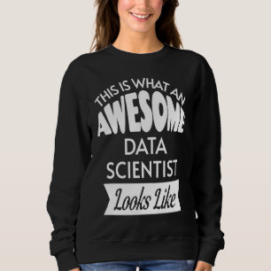 So sieht ein Phantastischer Datenwissenschaftler a Sweatshirt