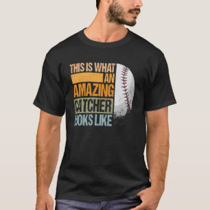 So sieht ein phantastischer Fänger aus wie Basebal T-Shirt