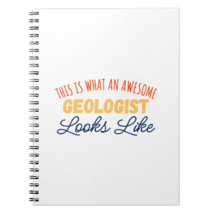 So sieht ein Phantastischer Geologe aus Notizblock