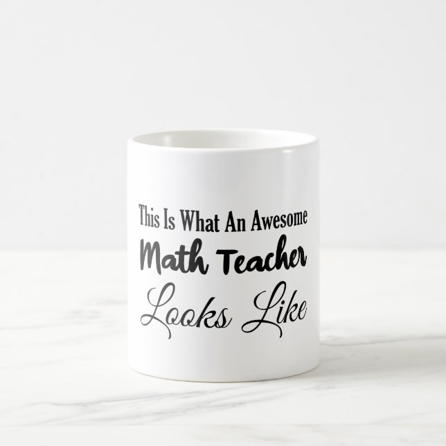 So sieht ein Phantastischer Mathematiklehrer aus Kaffeetasse (Mittel)