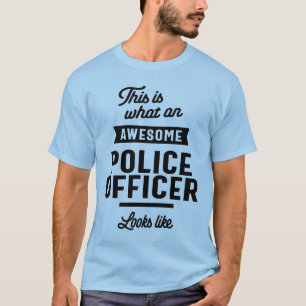 So sieht ein Phantastischer Polizeibeamter aus T-Shirt
