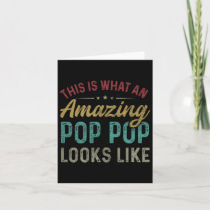 So sieht ein Phantastischer Pop-Pop aus wie Vater Karte