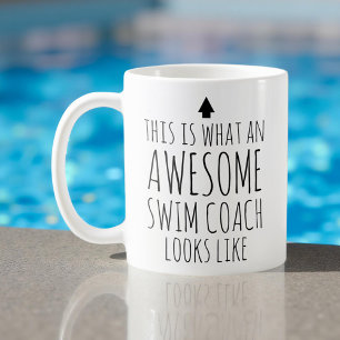 So sieht ein Phantastischer Swim Coach aus Kaffeetasse