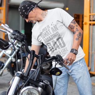 So sieht ein phantastischer Vater aus wie ein Vate T-Shirt