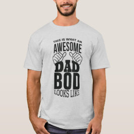 So sieht ein PHANTASTISCHER VATER-BOD aus - lustig T-Shirt