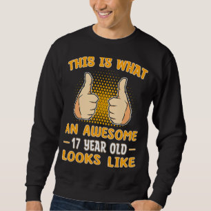 So sieht ein Phantastisches 17-jähriges Kind aus Sweatshirt