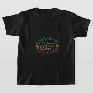So sieht ein Phantastisches Dreijährig aus T-Shirt