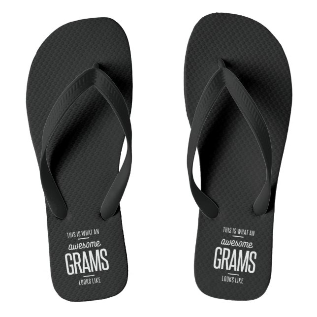 So sieht ein Phantastisches Gramm aus Flip Flops (Fußbett)