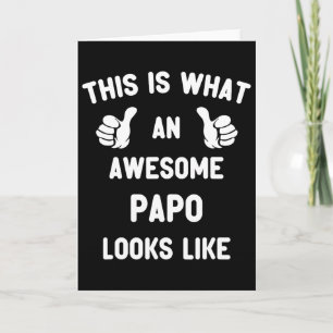 So sieht ein Phantastisches Papo aus wie das D ein Karte
