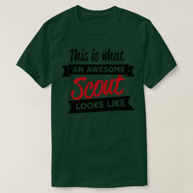 SO SIEHT EIN SCOUT AUS T-Shirt (Design vorne)