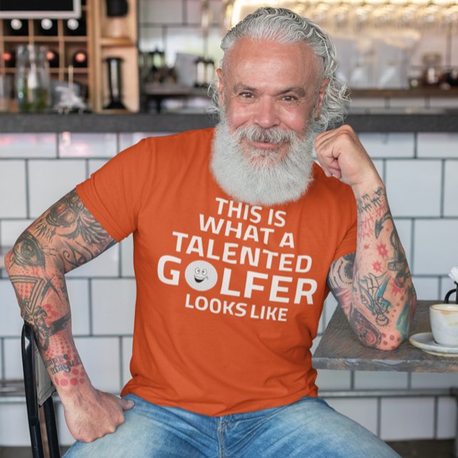 So sieht ein talentierter Golfer aus T-Shirt (Von Creator hochgeladen)