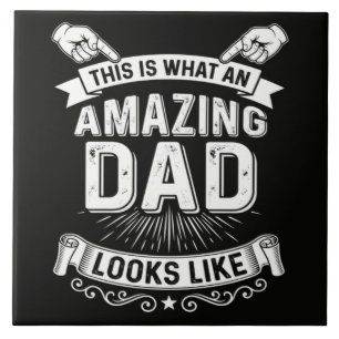 So sieht ein unglaublicher Vater aus Fliese
