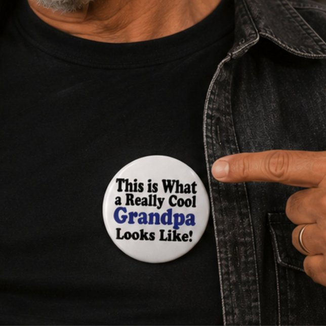 So sieht ein wirklich cooler Opa aus Button (Von Creator hochgeladen)