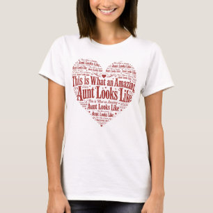 So sieht eine erstaunliche Tante aus T-Shirt