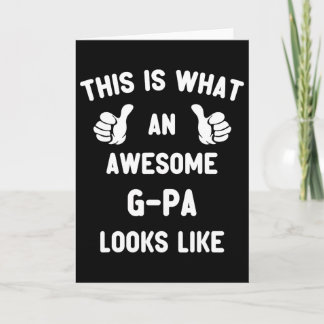 So sieht eine Phantastische G-PA aus wie eine Cool Karte