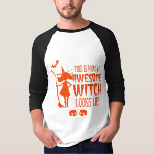 So sieht eine phantastische Hexe aus T-Shirt