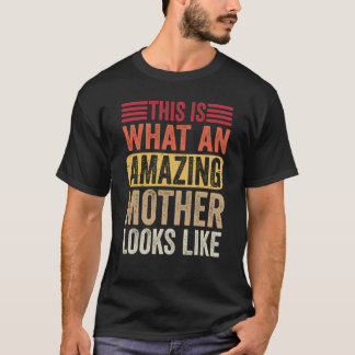 So sieht eine Phantastische Mutter aus wie Mütter T-Shirt