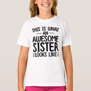 So sieht eine Phantastische Schwester aus T-Shirt