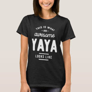 So sieht eine Phantastische Yaya aus wie Oma Gif T-Shirt