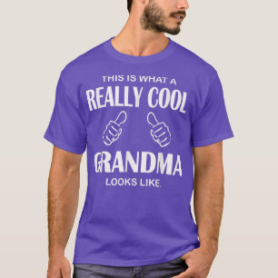 So sieht eine wirklich Coole Oma aus wie Funn T-Shirt