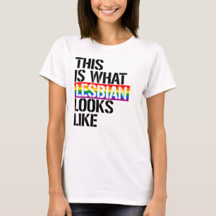So sieht Lesbisch aus T-Shirt