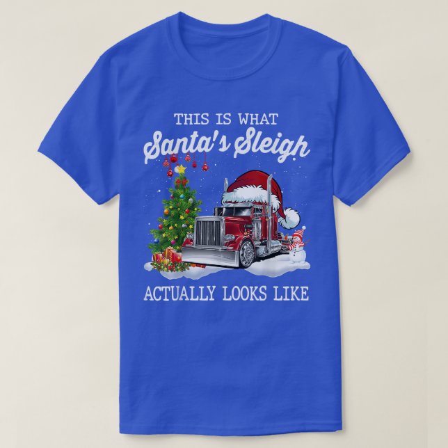 So sieht mein Santas Sleigh eigentlich aus T-Shirt (Design vorne)