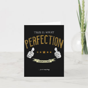 So sieht Perfektion aus...nur mal so gesagt F Karte